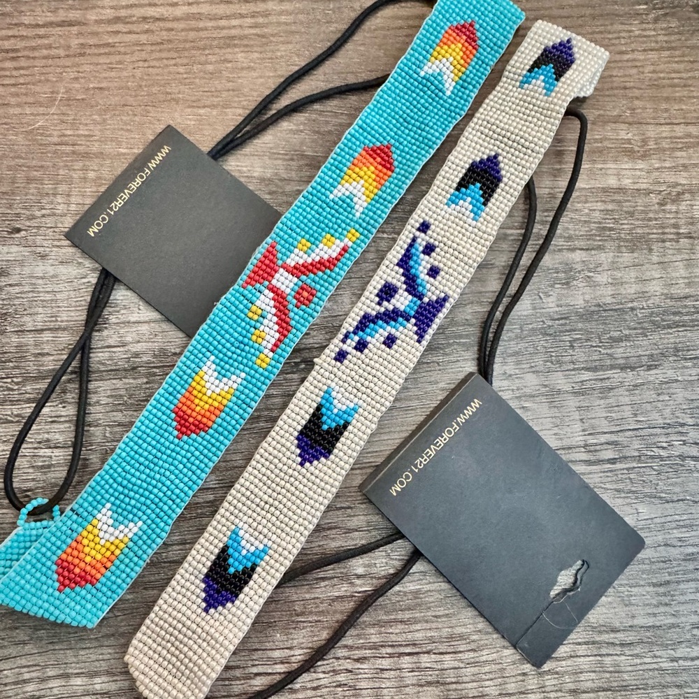 Beaded Headbands (Set of 2) NWT